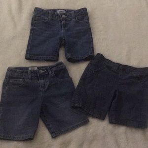 Lot of 3 Girls jean Shorts
